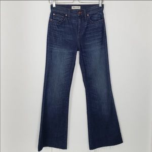 Madewell Flea Market Flare High Rise Medium Wash